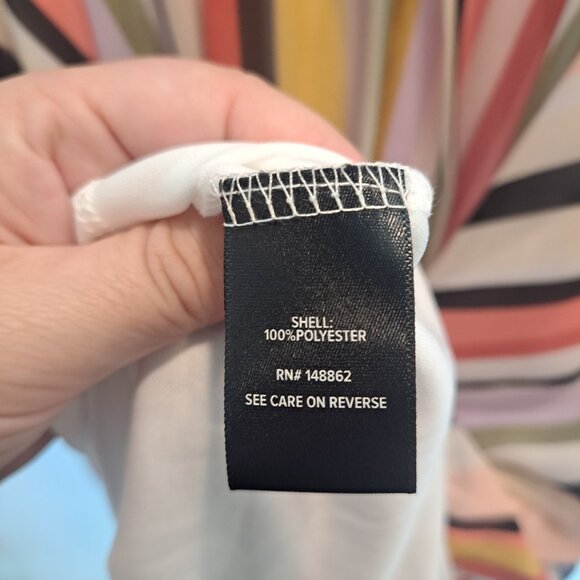 NWT Torrid Midi Chiffon Multicolored Dress Size 3 - Picture 8 of 10